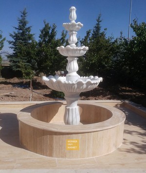 Long Marble Fountain