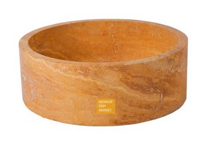 Roller Yellow Travertin Sink
