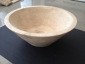 Classic Travertine Bowl