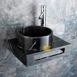 Roller Black Washbasin