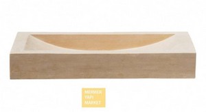 Travertine Square Washbasins