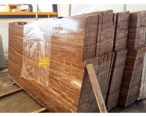 Noche Travertine Slabs Honed - Unfilled