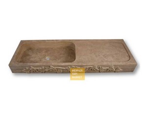 Square Washbasin Patterned