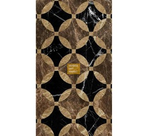 Emperador Marble Floor Pattern Mix