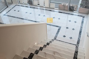 White Marble Floor Pattern