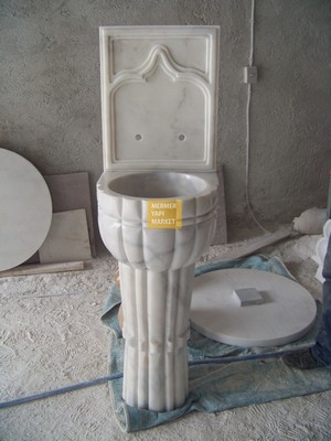 White Marble Fountain