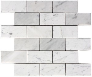 White Marble Gray Mosaic