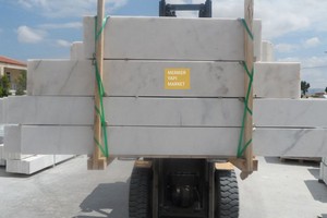 Mugla White Marble Stair - Riser Included - B Quality