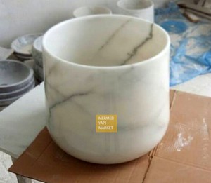 Cloudy White Earless Hammam Sink